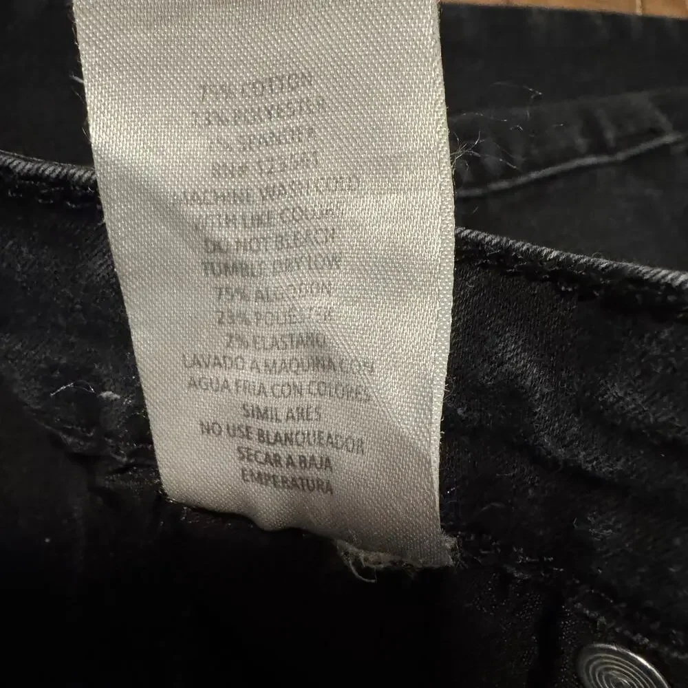 Monkey Ride Jeans Women’s Juniors Size 5 Black Denim Skinny Jeans - Picture 7 of 9